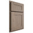 Shiloh Cabinetry Partial Overlay New Haven White Oak Plain Cut Almond Door