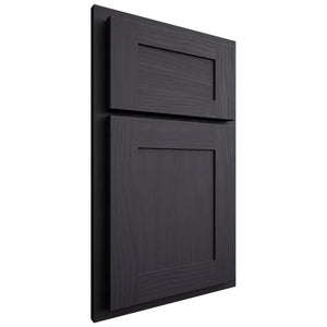 Shiloh Cabinetry Partial Overlay New Haven White Oak Plain Cut Harbor Door