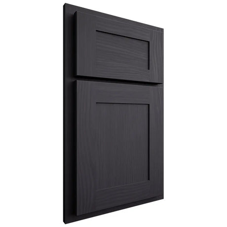 Shiloh Cabinetry Partial Overlay New Haven White Oak Plain Cut Harbor Door