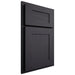 Shiloh Cabinetry Partial Overlay New Haven White Oak Plain Cut Harbor Door