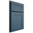 Shiloh Cabinetry Partial Overlay New Haven White Oak Plain Cut Hudson Door