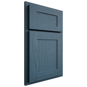 Shiloh Cabinetry Partial Overlay New Haven White Oak Plain Cut Hudson Door