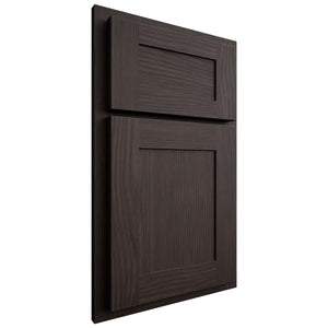 Shiloh Cabinetry Partial Overlay New Haven White Oak Plain Cut Morel Door