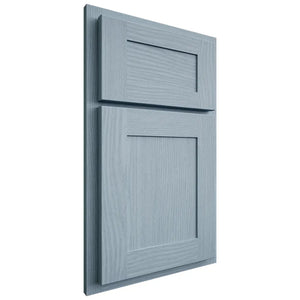 Shiloh Cabinetry Partial Overlay New Haven White Oak Plain Cut Sky Door