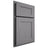 Shiloh Cabinetry Partial Overlay New Haven White Oak Plain Cut Sterling Door