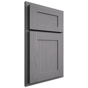 Shiloh Cabinetry Partial Overlay New Haven White Oak Plain Cut Sterling Door