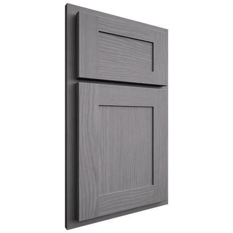 Shiloh Cabinetry Partial Overlay New Haven White Oak Plain Cut Sterling Door