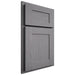 Shiloh Cabinetry Partial Overlay New Haven White Oak Plain Cut Sterling Door