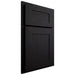 Shiloh Cabinetry Partial Overlay New Haven White Oak Quarter Sawn Ink Door