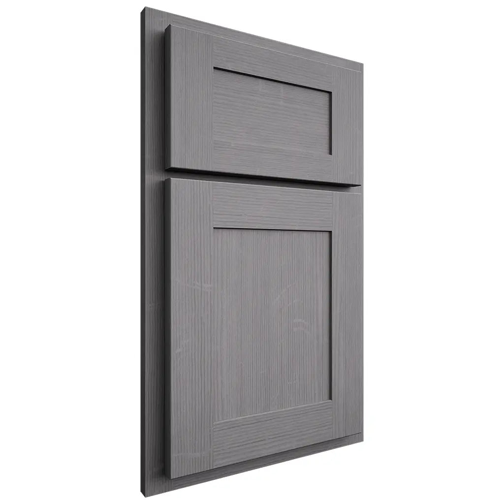 Shiloh Cabinetry Partial Overlay New Haven White Oak Quarter Sawn Sterling Door