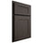 Shiloh Cabinetry Partial Overlay New Haven White Oak Rift Cut Creekside Door