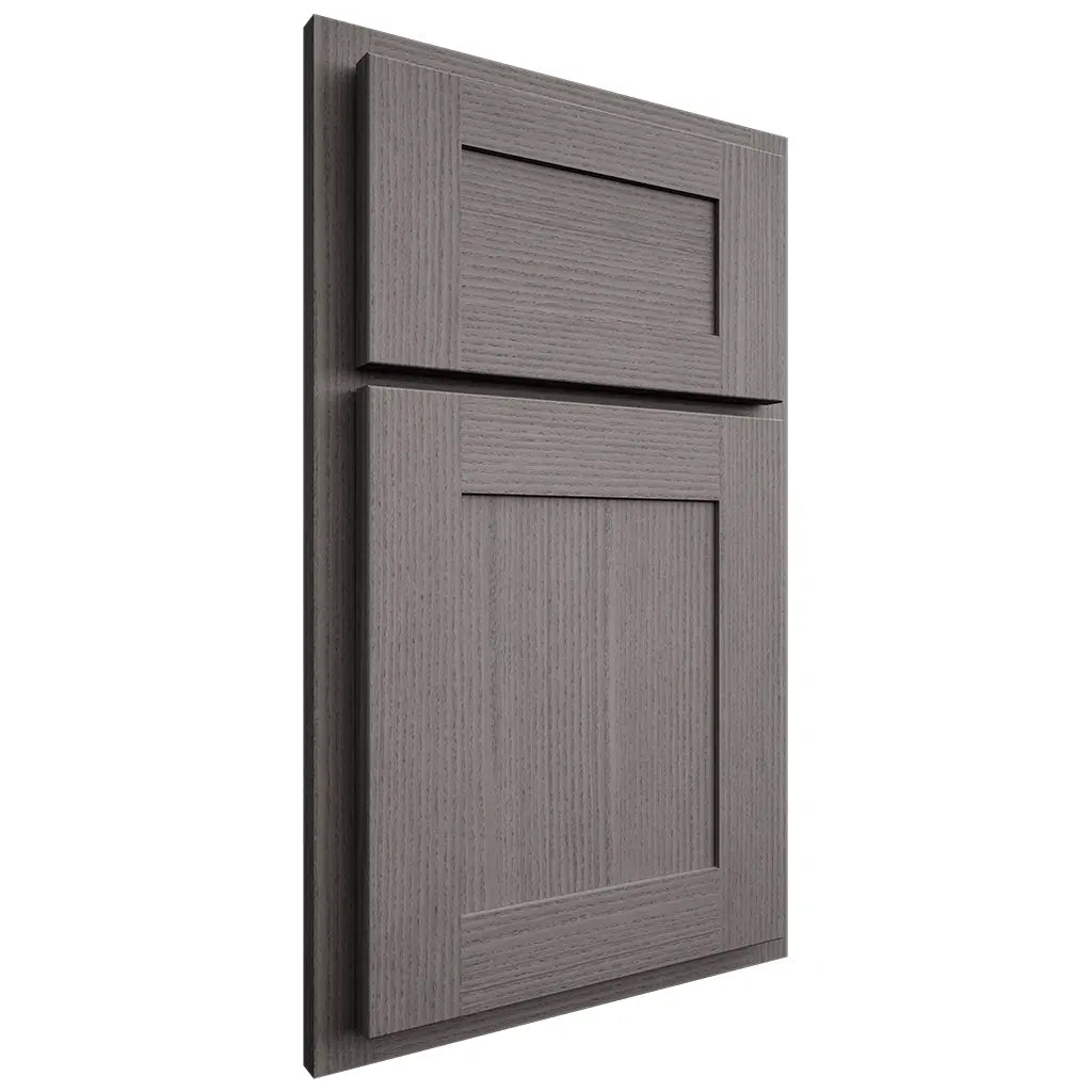 Shiloh Cabinetry Partial Overlay New Haven White Oak Rift Cut Flagstone Door