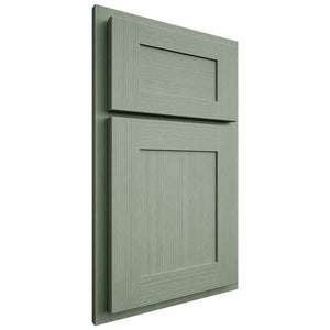 Shiloh Cabinetry Partial Overlay New Haven White Oak Rift Cut Moss Door