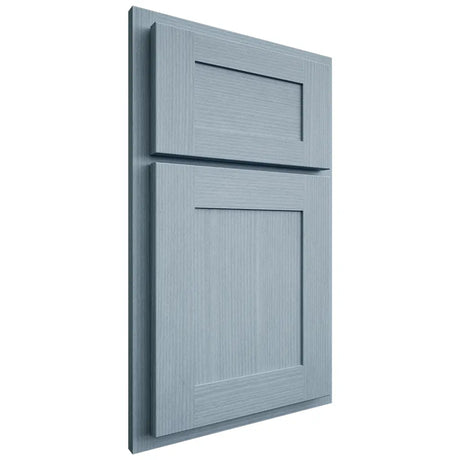 Shiloh Cabinetry Partial Overlay New Haven White Oak Rift Cut Sky Door