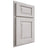 Shiloh Cabinetry Partial Overlay Oxford Alder Plain Cut Cotton Door