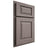 Shiloh Cabinetry Partial Overlay Oxford Alder Plain Cut Stonehenge Door