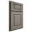 Shiloh Cabinetry Partial Overlay Oxford Alder Plain Cut Thyme Door