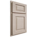 Shiloh Cabinetry Partial Overlay Oxford Alder Plain Cut White Sands Door