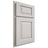 Shiloh Cabinetry Partial Overlay Oxford Paintable Beige Door