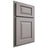 Shiloh Cabinetry Partial Overlay Oxford Paintable Dovetail Gray Door