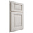 Shiloh Cabinetry Partial Overlay Oxford Paintable Eggshell Door