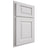 Shiloh Cabinetry Partial Overlay Oxford Paintable Pure White Door