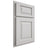 Shiloh Cabinetry Partial Overlay Oxford Paintable Repose Gray Door