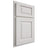 Shiloh Cabinetry Partial Overlay Oxford Paintable Soft White Door