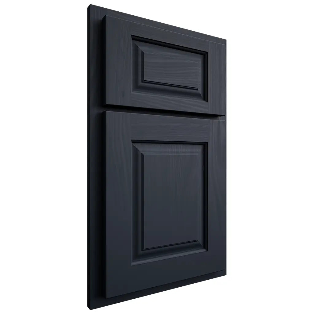 Shiloh Cabinetry Partial Overlay Oxford Poplar Plain Cut Hudson Door