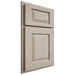 Shiloh Cabinetry Partial Overlay Oxford Poplar Plain Cut Seagull Door