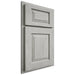 Shiloh Cabinetry Partial Overlay Oxford Poplar Plain Cut Stratus Door