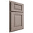 Shiloh Cabinetry Partial Overlay Oxford Red Oak Plain Cut Sterling Door
