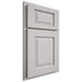 Shiloh Cabinetry Partial Overlay Oxford White Oak Plain Cut Cotton Door