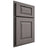 Shiloh Cabinetry Partial Overlay Oxford White Oak Plain Cut Flagstone Door
