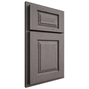 Shiloh Cabinetry Partial Overlay Oxford White Oak Plain Cut Flagstone Door