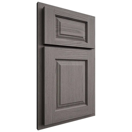 Shiloh Cabinetry Partial Overlay Oxford White Oak Plain Cut Flagstone Door