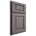 Shiloh Cabinetry Partial Overlay Oxford White Oak Plain Cut Flagstone Door