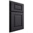 Shiloh Cabinetry Partial Overlay Oxford White Oak Plain Cut Harbor Door