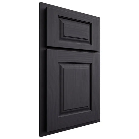 Shiloh Cabinetry Partial Overlay Oxford White Oak Plain Cut Harbor Door