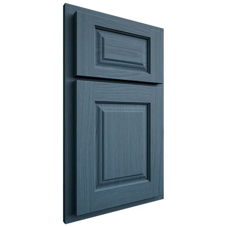 Shiloh Cabinetry Partial Overlay Oxford White Oak Plain Cut Hudson Door