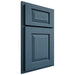 Shiloh Cabinetry Partial Overlay Oxford White Oak Plain Cut Hudson Door