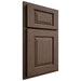 Shiloh Cabinetry Partial Overlay Oxford White Oak Plain Cut Mineral Door