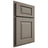 Shiloh Cabinetry Partial Overlay Oxford White Oak Plain Cut Thyme Door