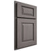 Shiloh Cabinetry Partial Overlay Oxford White Oak Quarter Sawn Flagstone Door