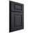 Shiloh Cabinetry Partial Overlay Oxford White Oak Quarter Sawn Harbor Door
