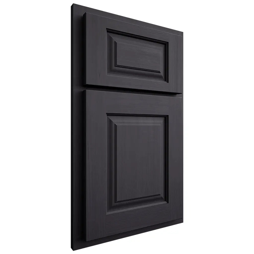 Shiloh Cabinetry Partial Overlay Oxford White Oak Quarter Sawn Harbor Door