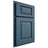 Shiloh Cabinetry Partial Overlay Oxford White Oak Quarter Sawn Hudson Door