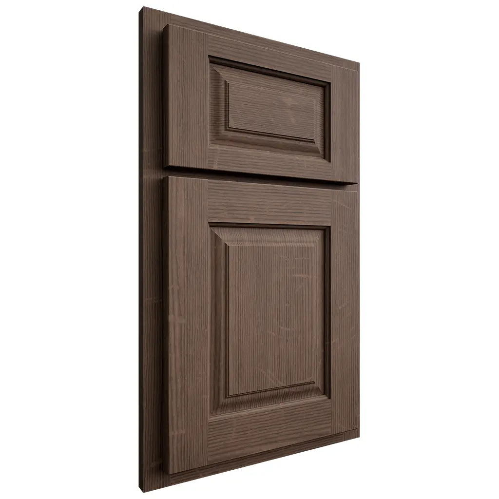 Shiloh Cabinetry Partial Overlay Oxford White Oak Quarter Sawn Mineral Door