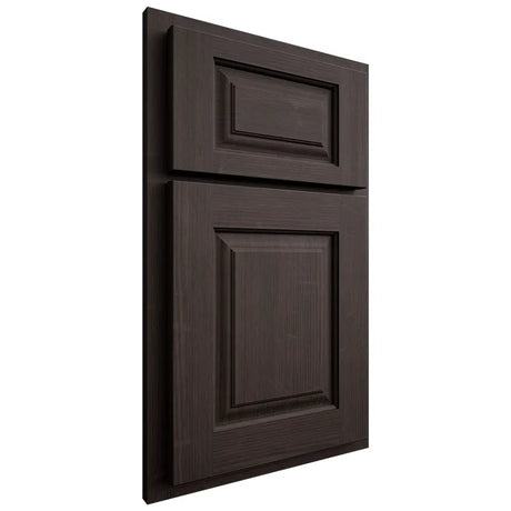 Shiloh Cabinetry Partial Overlay Oxford White Oak Quarter Sawn Morel Door