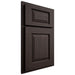Shiloh Cabinetry Partial Overlay Oxford White Oak Quarter Sawn Morel Door